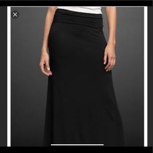 Black Gap Maternity maxi skirt